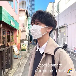 ショート パーマ EMANONシェアサロン吉祥寺東急裏店所属・黒崎 勝巳のヘアスタイル