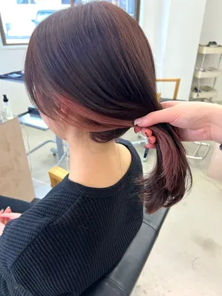 ミディアム カラー vince. moekoのヘアスタイル