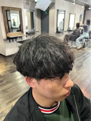 パーマ メンズ HAIR SALON M Fe's所属・透明感カラー/レイヤ ー/小谷野真緒のヘアスタイル