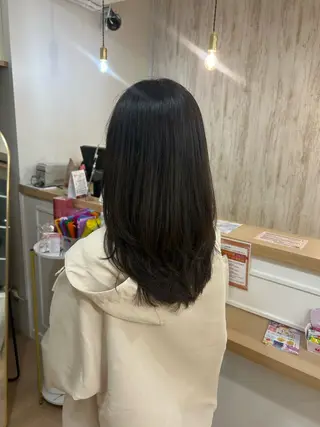ロング カラー レイヤーカット/髪質 改善✨/藤田侑花のヘアスタイル