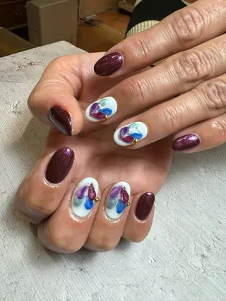 ネイル nail&eyelash mate所属・京都/東向日/桂 ayumiのネイルデザイン