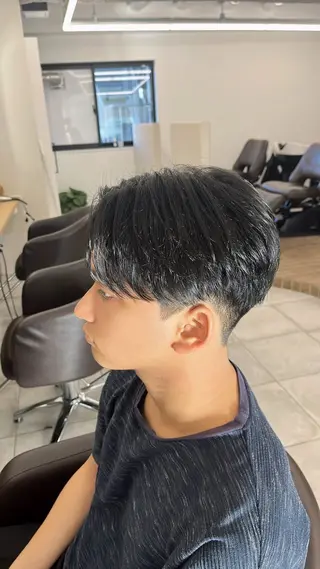 ショート パーマ メンズ 🏆メンズヘア特化 🥇代表りんぺーのヘアスタイル