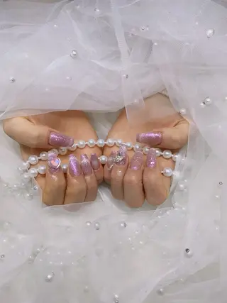 ネイル ETERNA Nail 銀座店【パラジェル/フィルイン/チップ長さだし/マグネット/ニュアンス】所属・ア カリのネイルデザイン