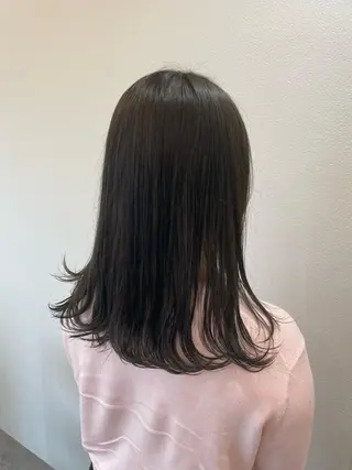 セミロング カラー ボブ/髪質改善/ soiナカジママドリのヘアスタイル