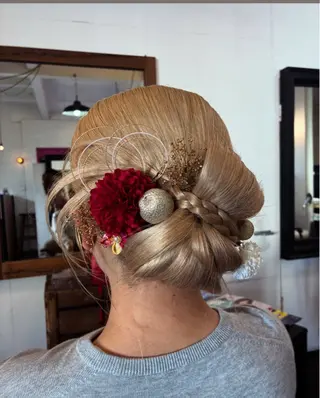 ヘアアレンジ 🪞パーマ🐾 ストカール🌷川原のヘアスタイル