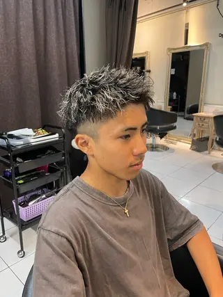 ショート カラー パーマ メンズ 🔥お値段以上🔥 メンズ特化たかひろのヘアスタイル