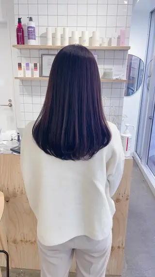 セミロング カラー ♡🪞韓国スタイル/ MISATO🪞♡のヘアスタイル