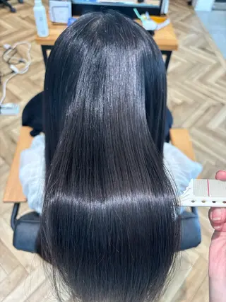 ロング 増井 彩乃のヘアスタイル