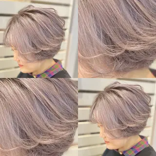 ショート ハイトーン💫 エクステ💫maiのヘアスタイル