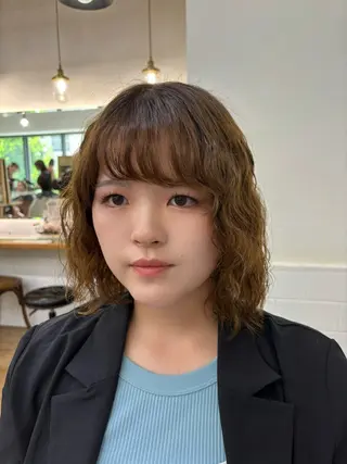 パーマ ウルフカット/パーマ mayo🌛🌀のヘアスタイル