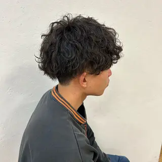 パーマ メンズ broaden by anon所属・瀧上 寧音のヘアスタイル