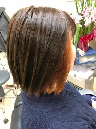 ショート カラー ヘアサロン モカ所属・石塚 浩のヘアスタイル