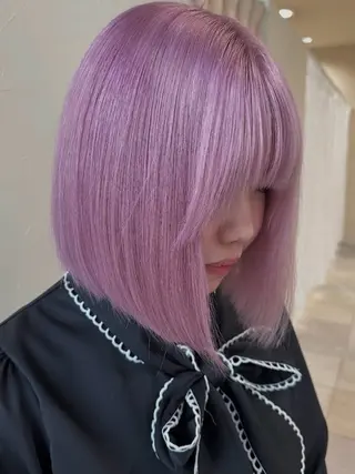 ショート カラー ハイトーンカラー／ Akari ₊˚✧のヘアスタイル