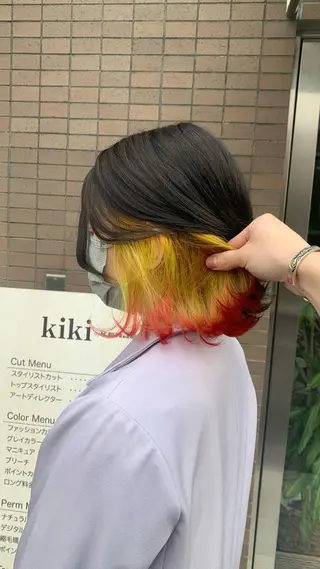 ミディアム カラー 🌈re-room EIKI🇰🇷のヘアスタイル