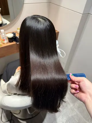 セミロング カラー パーマ オタク美容師💟 チバコナツのヘアスタイル