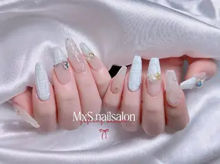 ネイル MxS Nail 【長さだし/フィルイン/マグネット/ワンホンネイル/韓国ネイル/パラジェル】所属・M×S Nail みなのネイルデザイン