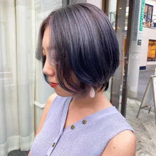 ショート カラー ヘアアレンジ Zina渋谷エリア マネージャShionのヘアスタイル