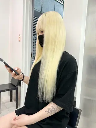 ロング カラー iki omotesando所属・KIRYU SARAのヘアスタイル