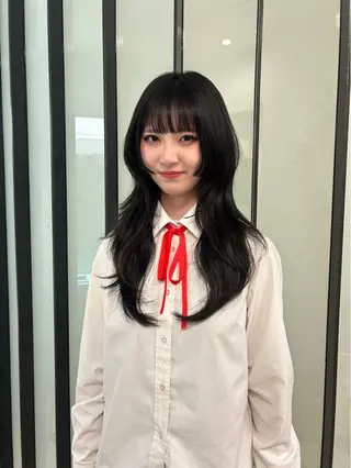 ロング 大谷美佳/レイヤー カット/ツヤ髪のヘアスタイル