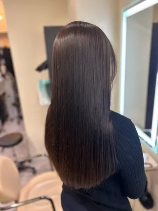 ミディアム カラー ヘアアレンジ OPUSダブルカラー ケアブリーチのヘアスタイル