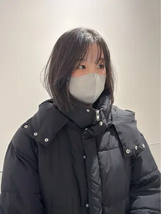 ミディアム カラー パーマ ヘアアレンジ メンズ 韓国ボブ/髪質改善 ニュアンス特化RYOのヘアスタイル