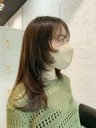 ロング カトウ ユウカのヘアスタイル