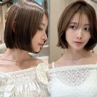 ショート 韓国ヘア/美髪矯正/ Haruna🦋のヘアスタイル