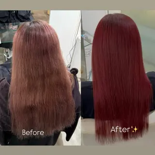 ロング カラー 原宿♡透明感カラー♡ 縮毛矯正【MAYU】のヘアスタイル