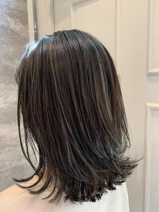 ミディアム カラー 🫟Blanco🫟 Color&Careのヘアスタイル
