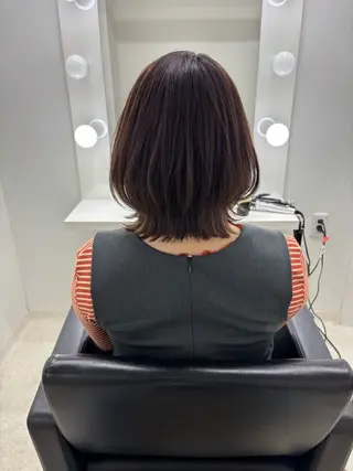 ミディアム カラー 冨木 雄斗のヘアスタイル