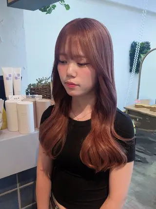 ロング 🏹MIYU￤うるつ やカラー/抜け感ヘアのヘアスタイル