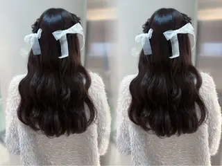 ロング カラー ヘアアレンジ enne栄店 fukaのヘアスタイル