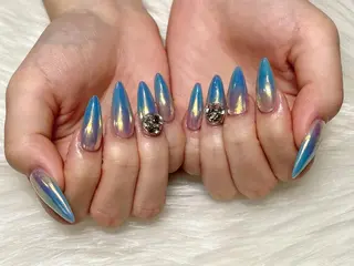 セミロング ネイル 《LB》ラブリエ Nail&eyeのマツエク・マツパデザイン