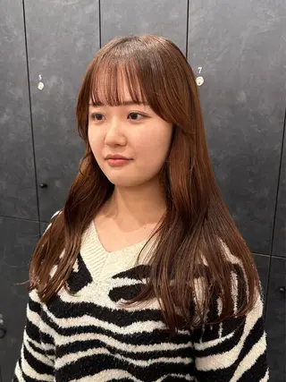 ロング カラー 銀座/ヘアセット/ 島村美帆のヘアスタイル