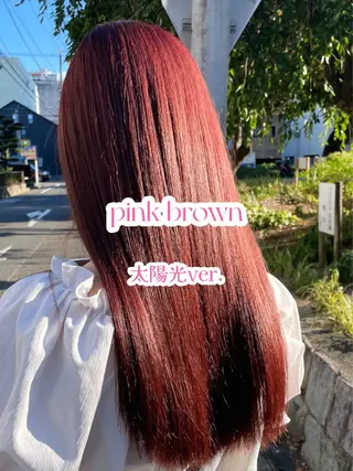ロング カラー ガーリーカラー🩷 ユウ🍓💞のヘアスタイル