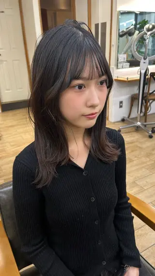 ミディアム ブリーチなしWカラー /レイヤー/セイナのその他イメージ