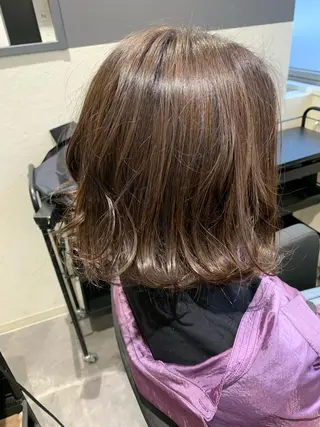 ショート 西村 弘輝 パーマ/艶髪カラーのヘアスタイル