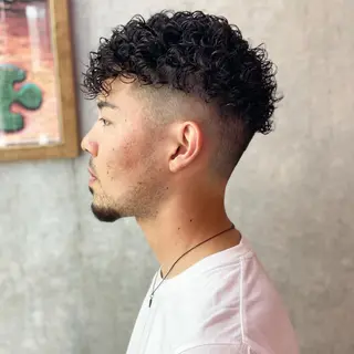 ショート カラー パーマ ヘアアレンジ メンズ キッズ ネイル マツエク・マツパ 中元 淳のヘアスタイル