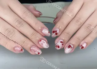 ネイル 神田 ココナッツのネイルデザイン
