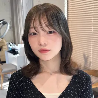 ミディアム カラー 🩶レイナ🩶 color/nailのヘアスタイル