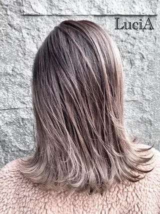 ロング カラー ヘアアレンジ LuciA/エクステ カラーのヘアスタイル