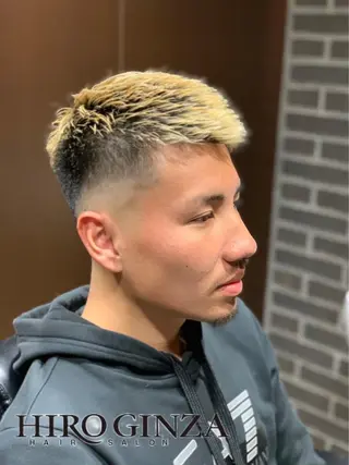 ショート HIRO銀座　三上 東真のヘアスタイル