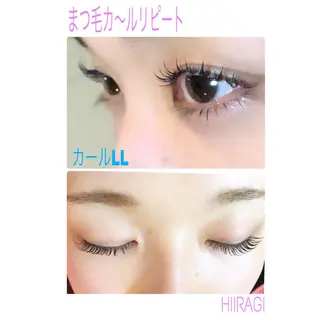 マツエク・マツパ 美容室 HIIRAGIのマツエク・マツパデザイン