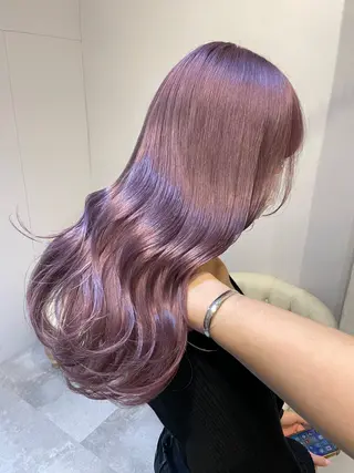 セミロング shiro　mlife所属・山岡 拓也のヘアスタイル