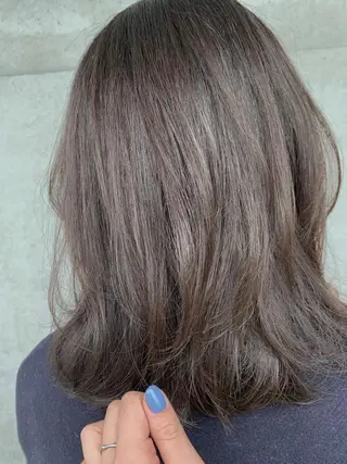 ミディアム カラー conne&riri所属・MAYU 💚森下のヘアスタイル