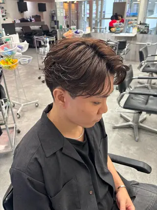 パーマ メンズ メンズ特化✨️ 韓国風パーマ🔥一八のヘアスタイル