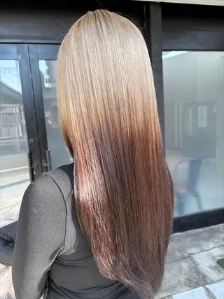 ロング カラー ハイトーン/韓国風/ 艶髪/吉祥寺のヘアスタイル