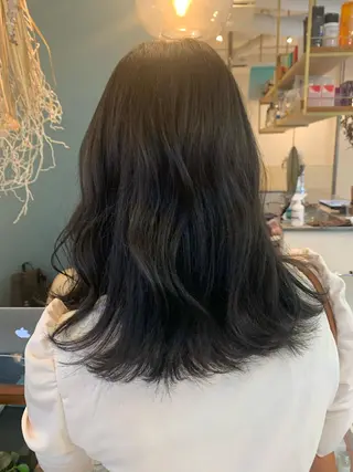 セミロング カラー 中目黒🌼 🌼ハナのヘアスタイル