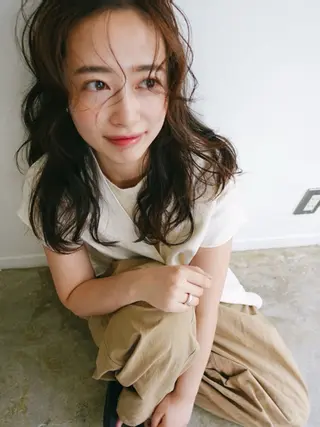 ロング 透明感🎀LOREN エリコ🌈のヘアスタイル