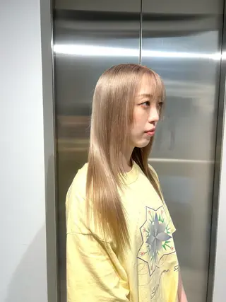 ロング カラー レイヤー/透明感 カラー🌿KANTAのヘアスタイル